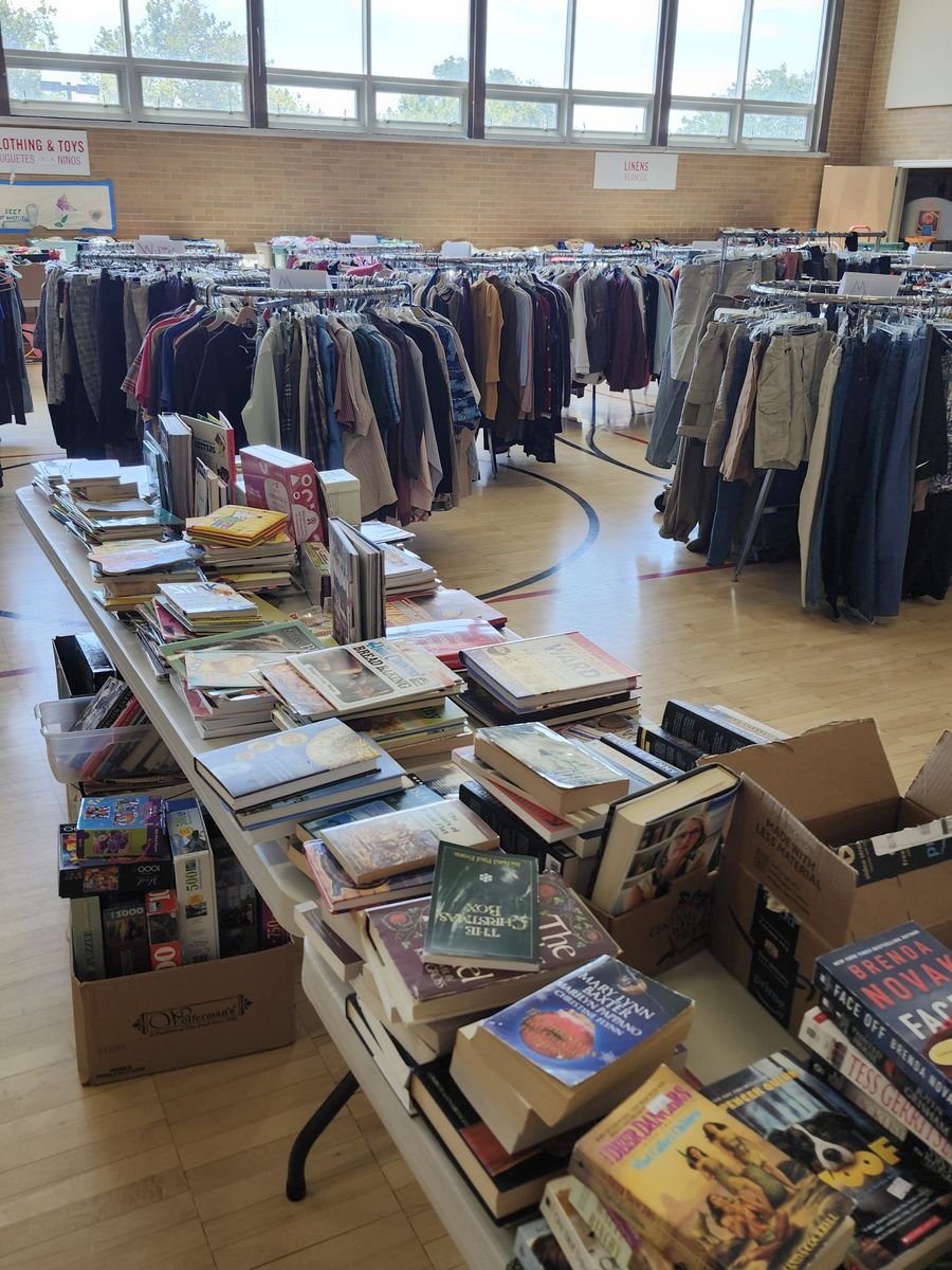 RUMMAGE SALE, First Presbyterian Church, 880 28th St,, Ogden, Fri & Sat 9 to 2 (Aug 7 & 8)