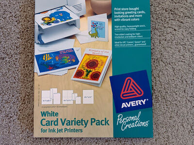 Avery Personal Creations Card Making Kit for Ink Jet Printers
