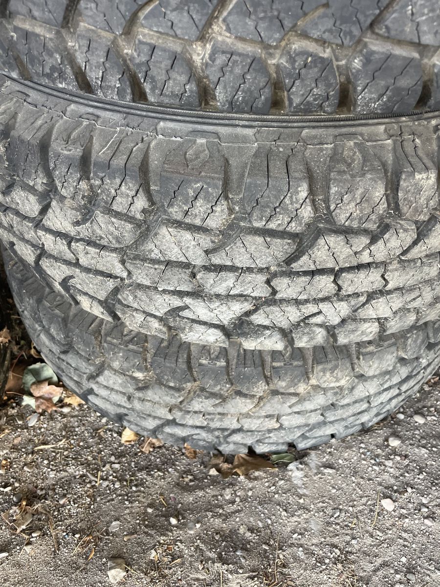 225 75 R16 Mounted On Chevy 1 Ton Wheels