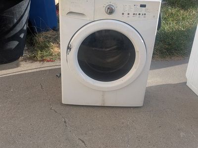 Front load washer for repair or parts