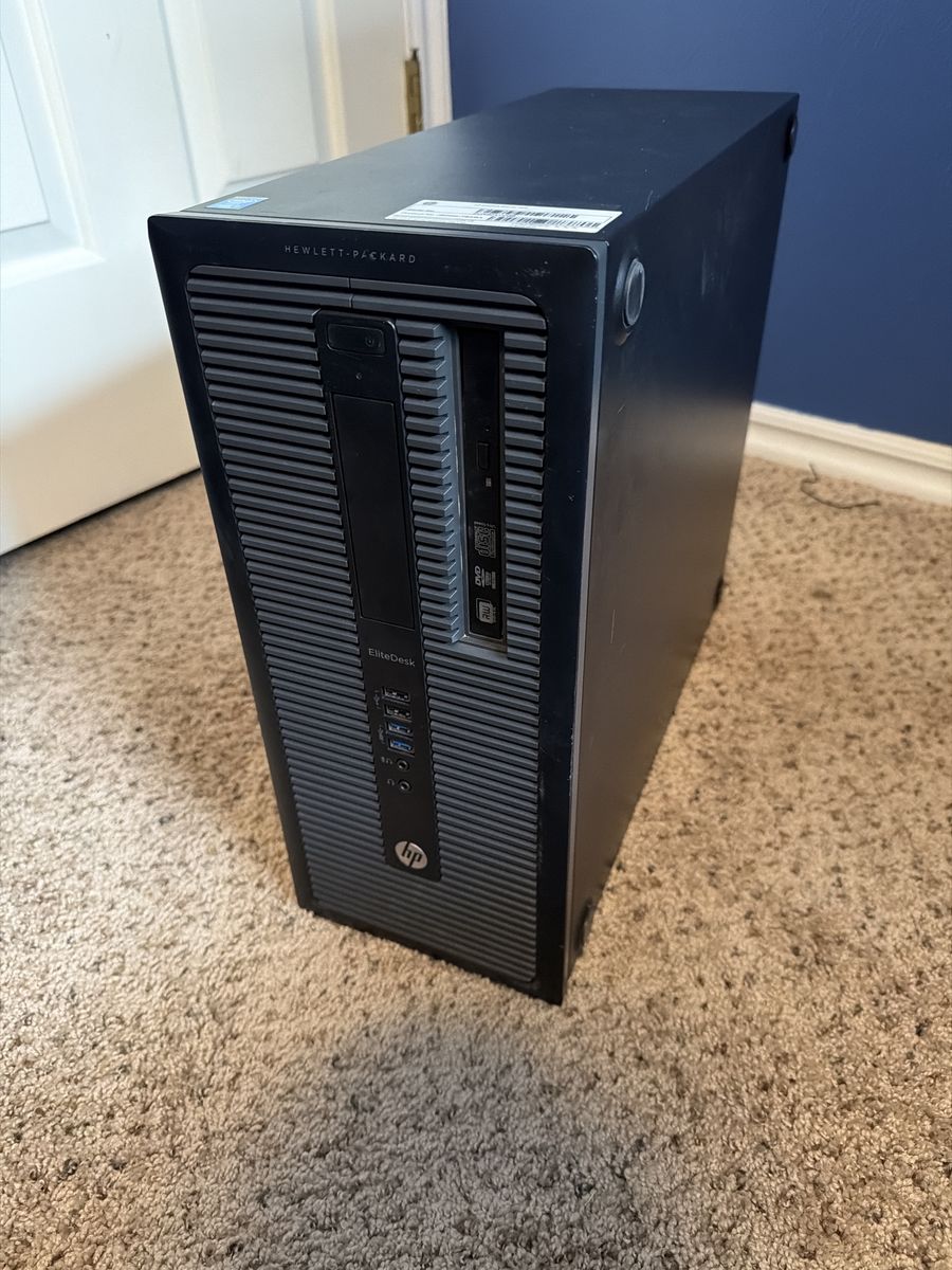 HP EliteDesk 800 G1 TWR i5-4590 16GB DDR3 500GB HDD Windows 10 Desktop PC
