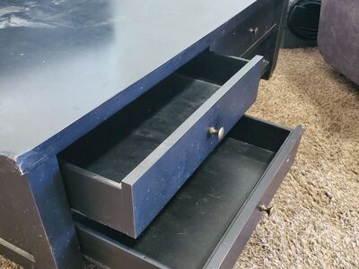 Black coffee table