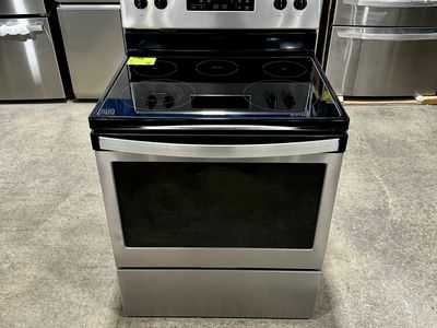 WHIRLPOOL STAINLESS STEEL RANGE WITH WARRANTY