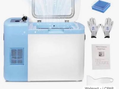 New Ultra Low Temperature Portable Lab Freezer -86°C (-122.8°F) 24L Capacity