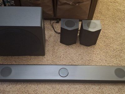 LG S95QR Sound Bar System with Subwoofer and Rear Speakers