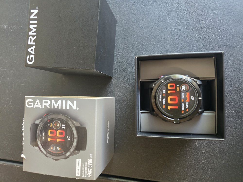 Garmin Fenix 8 Pro AMOLED Sapphire 51mm Multisport GPS Smartwatch with Box