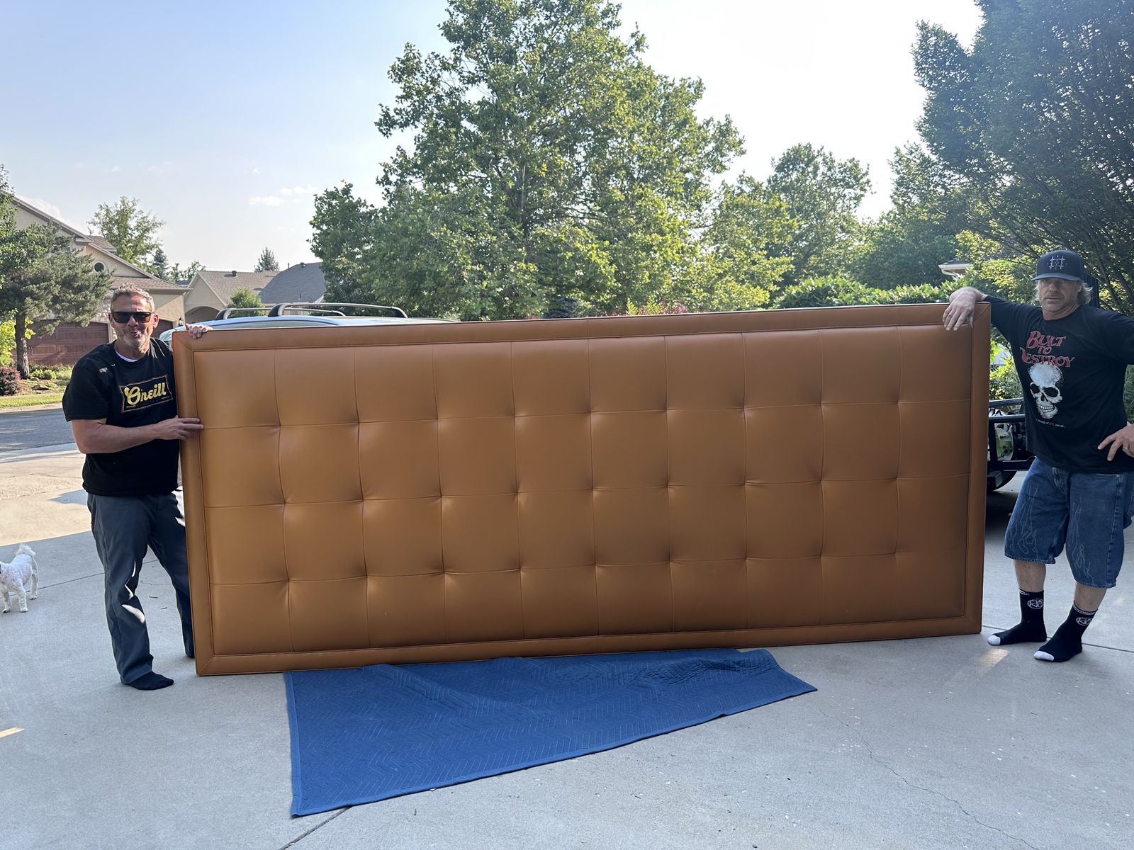 Leather Headboard