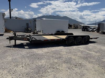 2027 RawMaxx 7x24 21k G7X I-Beam Gravity Tilt Equipment Trailer