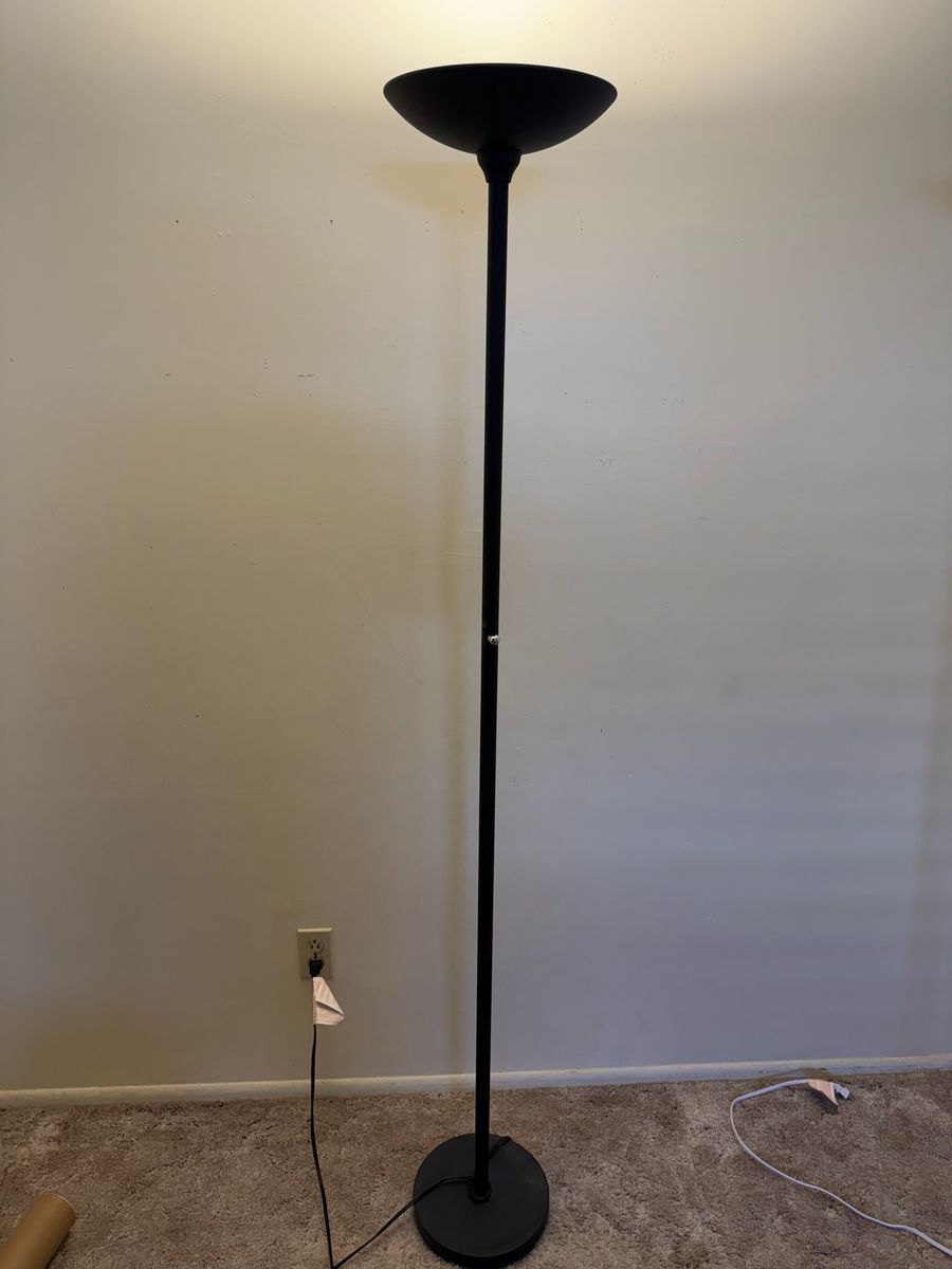 70 inch dimmable LED floor lamp (black)