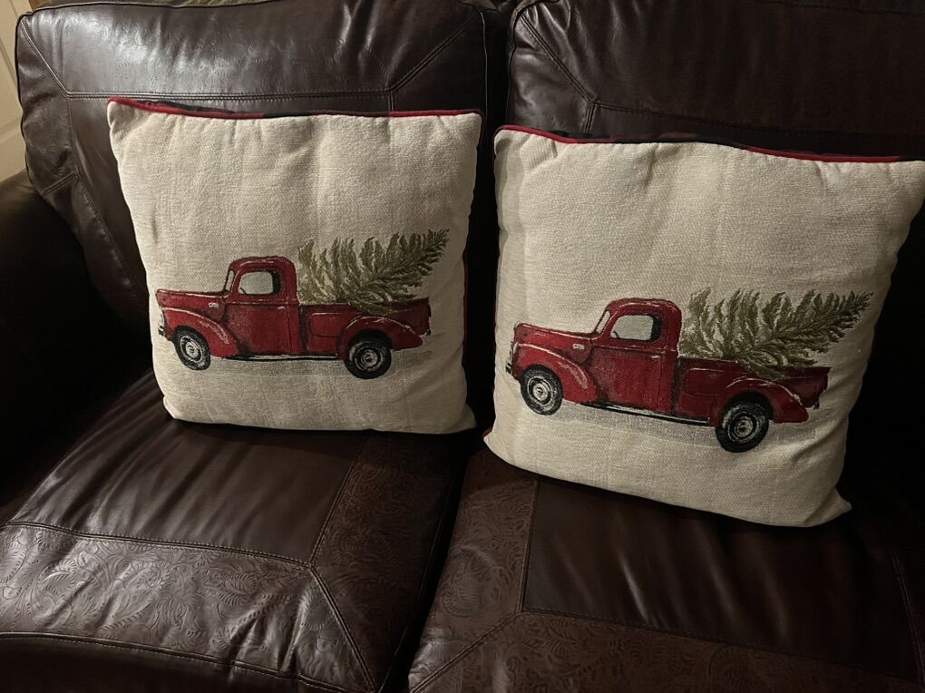 Christmas holiday pillow set 18 X 18