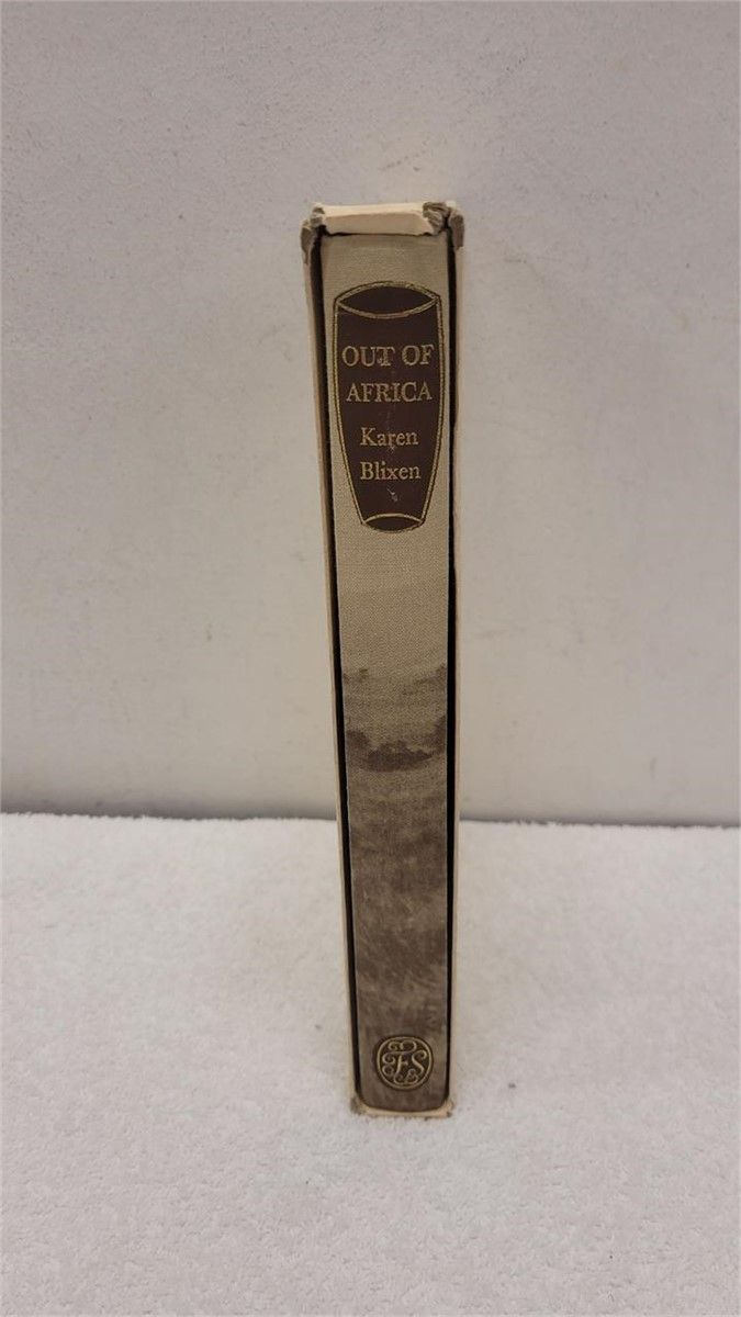 Out of Africa Karen Blixen Book w/Sleeve