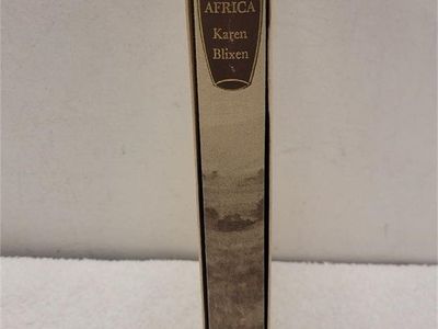 Out of Africa Karen Blixen Book w/Sleeve