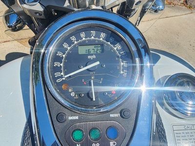 Kawasaki Vulcan Cruiser Motorcycle - 16,720 Miles - Windshield, Saddlebags, Backrest, etc.