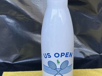 US Open New York 2024 Ralph Lauren White Insulated Water Bottle Tennis Event Merch
