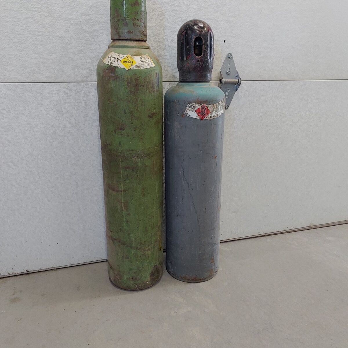 oxy acetiline bottles/welding