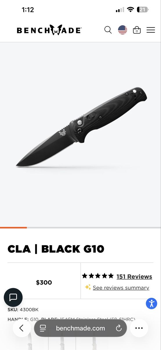 Benchmade G10
