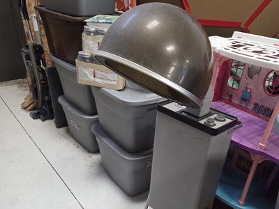 Hair Dryer and shampoo chair