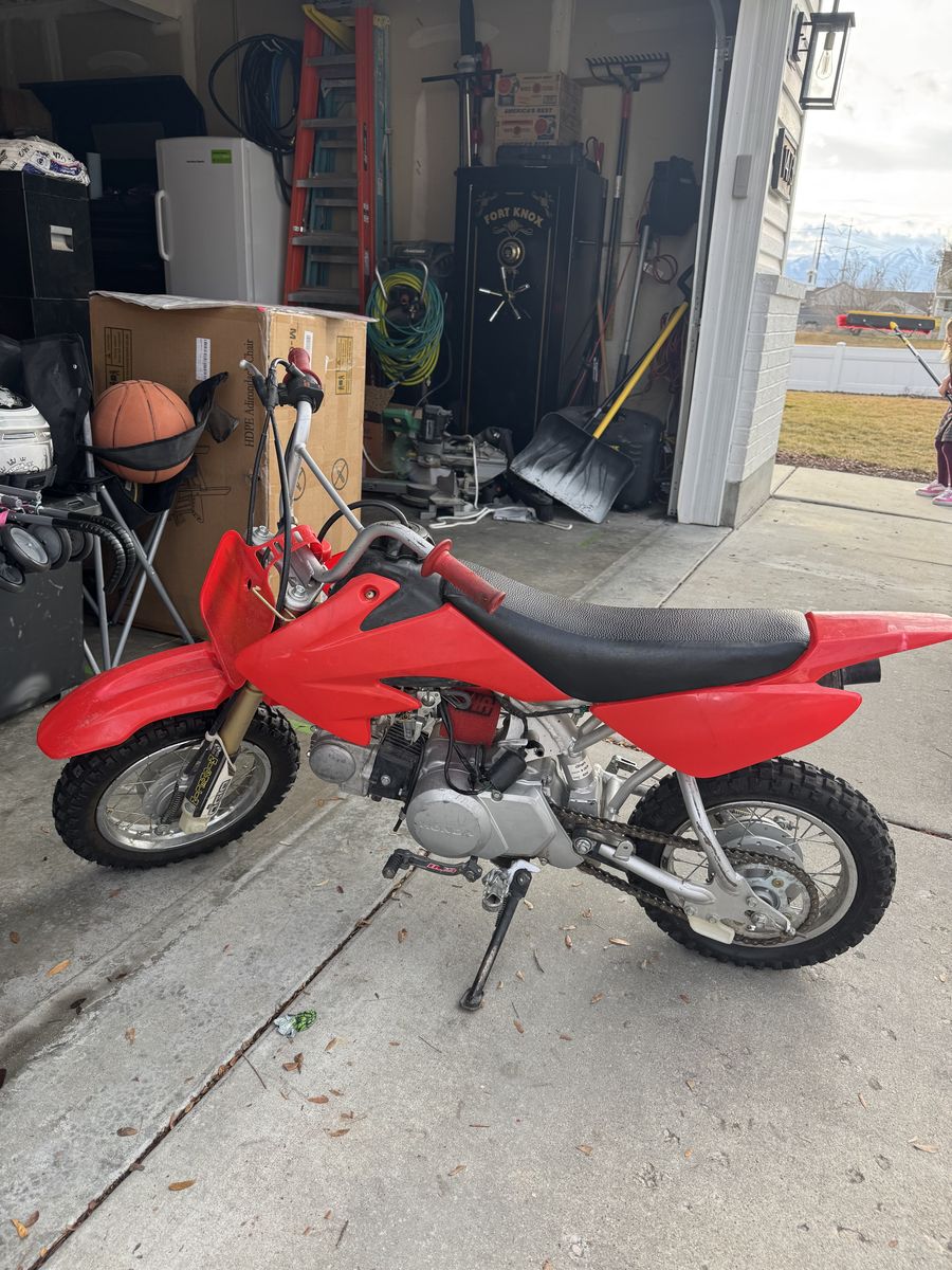2005 Honda CRF50- Fresh Tune Up- New Plastics