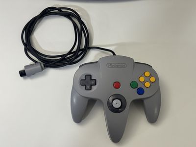 Official Nintendo 64 N64 Controller / Gray Color