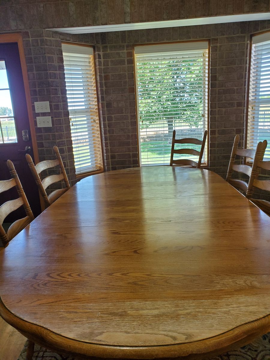 Solid Oak Dining Set