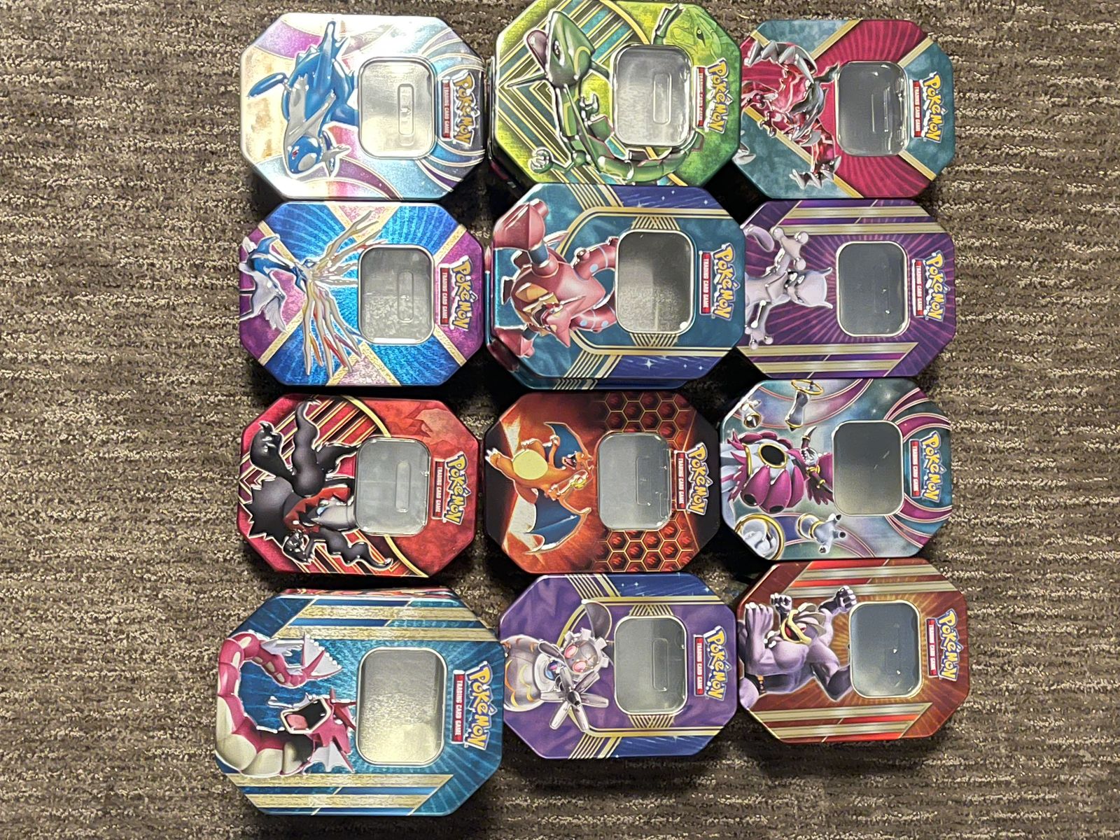 Pokemon Tin Boxes