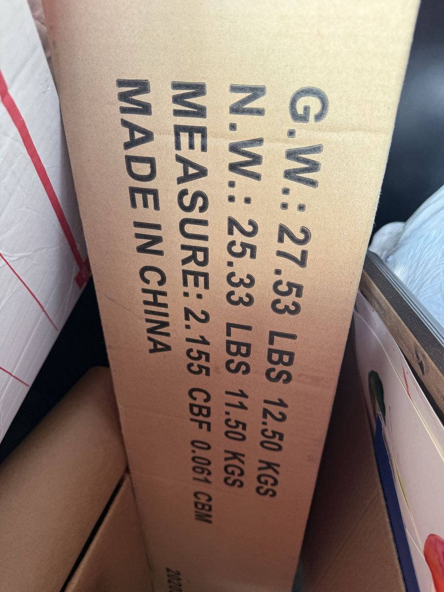 AmazonBasics 4-Shelf Shelving Unit - Black, 27.53 lbs G.W., New in Box