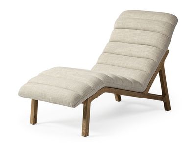 Modern Fabric Chaise Lounge