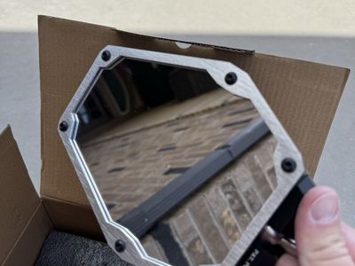 ASSAULT INDUSTRIES B2 Bomber Side Mirror Kit V2 Raw 1.875"