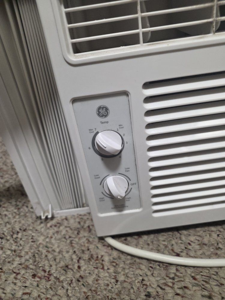 GE Window Air Conditioner Unit with Mechanical Controls