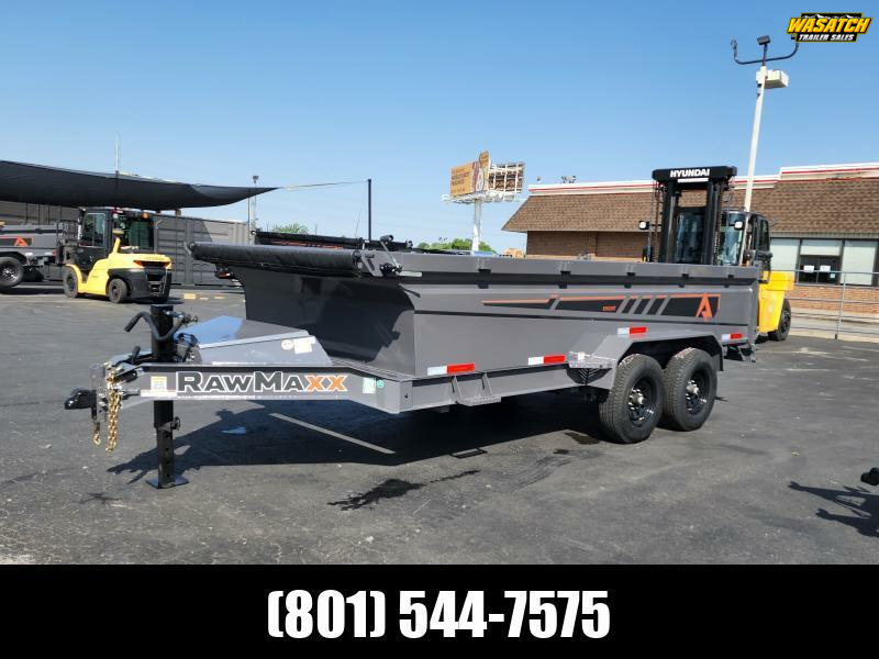 2026 RawMaxx 7X16 GDX KNIGHT Dump Trailer
