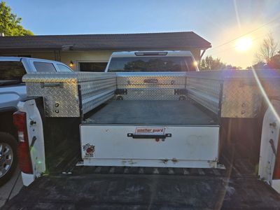 Weather guard toolboxes.
