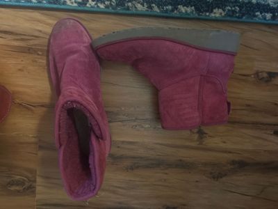 Hot pink Uggs