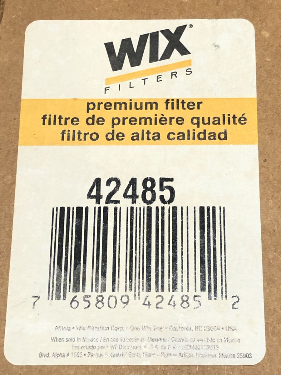Wix air filter 42485
