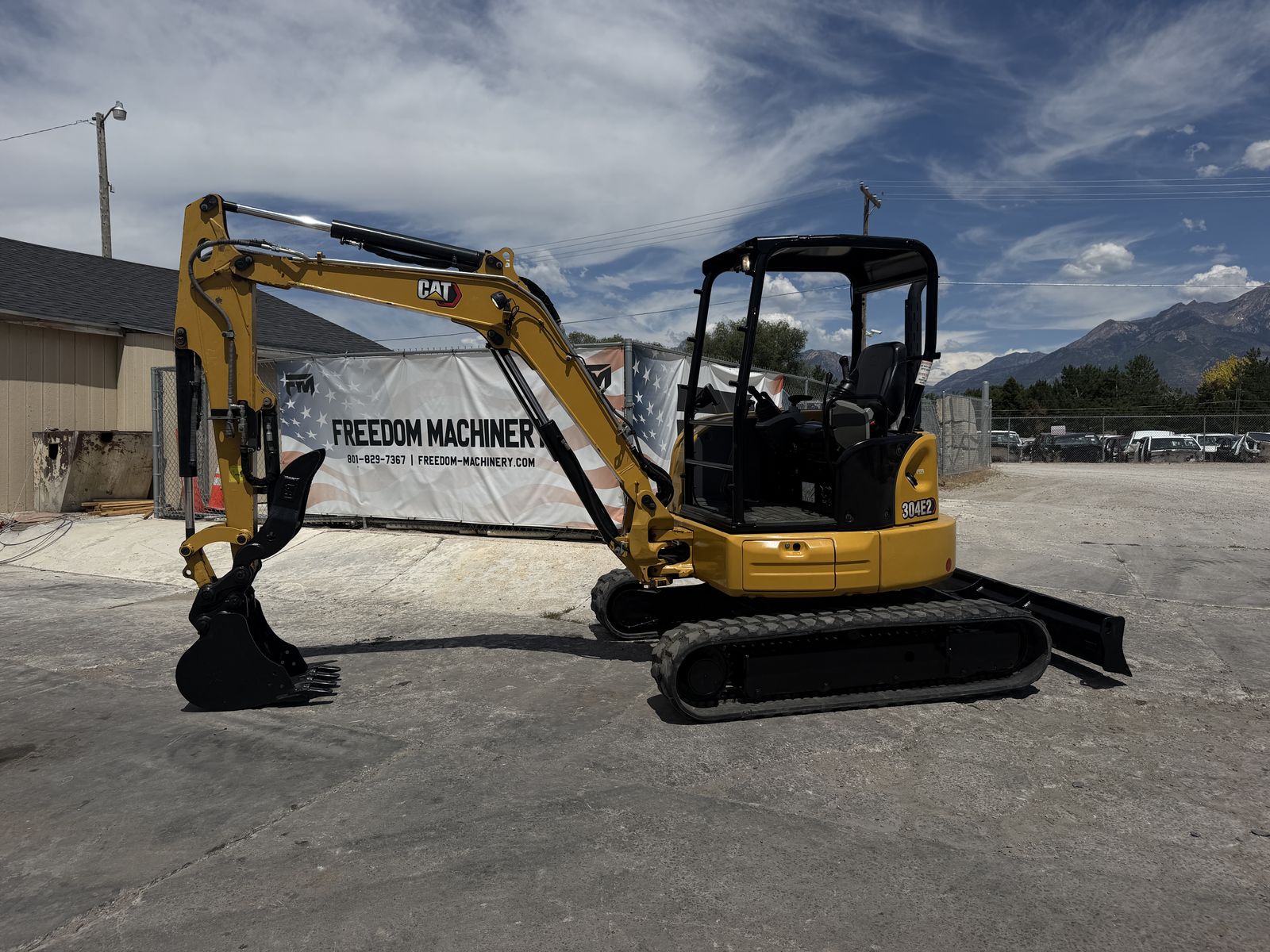 2021 Cat 304E2 Mini Excavator Tractor Ready To Work