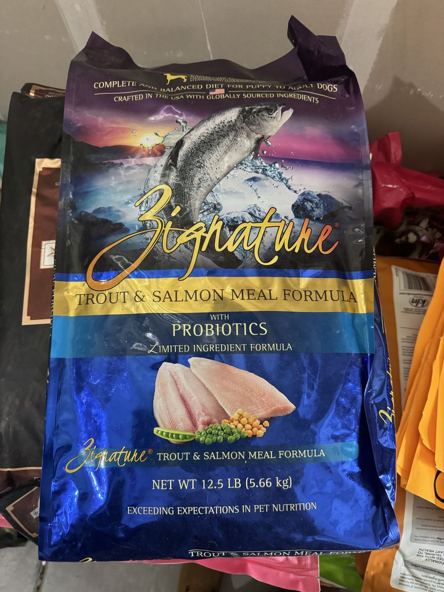 Zignature Trout & Salmon Meal Formula Dry Dog Food 12.5 lb