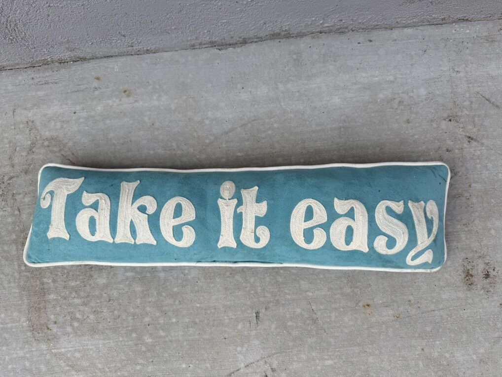 Long Take It Easy Outdoor Toss Pillow 28