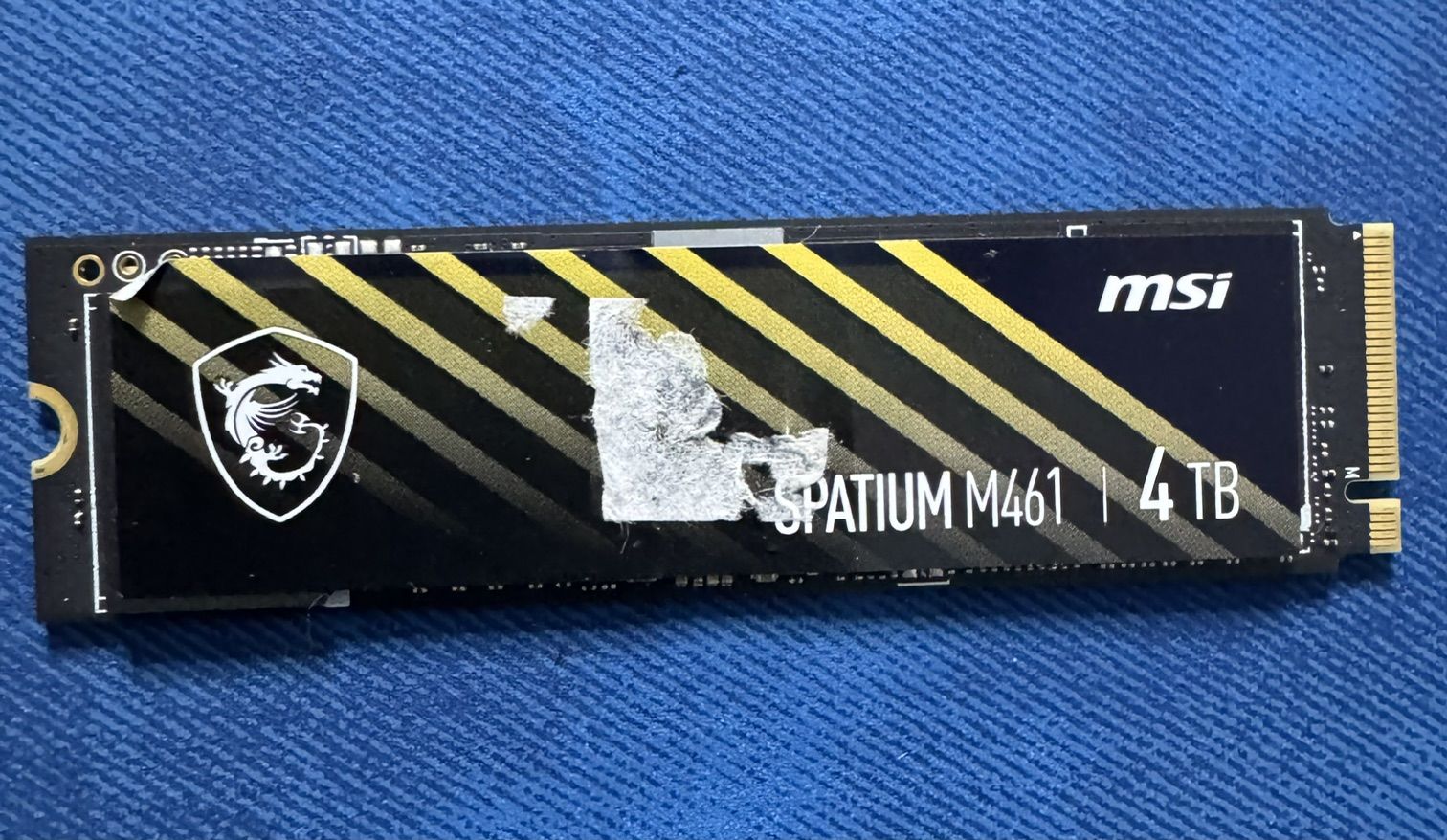 MSI Spatium M461 4TB NVMe M.2 SSD – PCIe Gen 4x4 (Fast Storage)