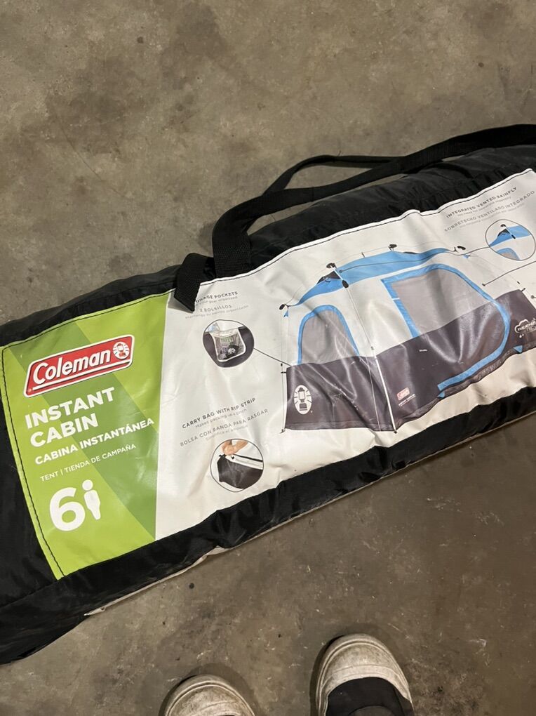 Coleman Instant Cabin 6 Person Tent