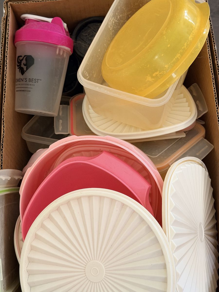 Assorted Food Storage Containers & Shaker Bottle - Tupperware & More (Used)