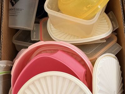 Assorted Food Storage Containers & Shaker Bottle - Tupperware & More (Used)