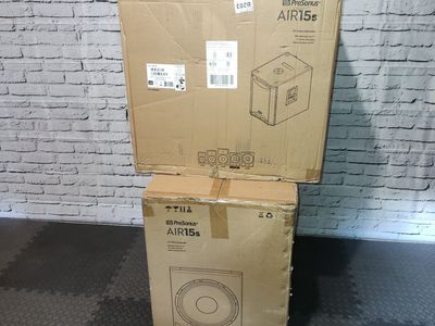 (2) PreSonus AIR15s Active Sound-Reinforcement Subwoofers