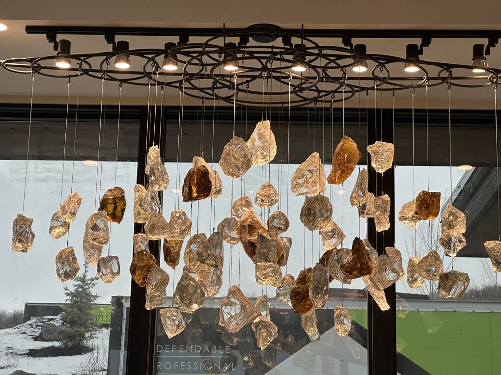 Chrystal Rock Chandelier