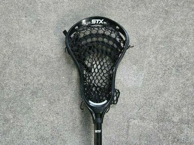 40.5" STX Stallion 6000 Black Attack/Midfield Lacrosse Stick