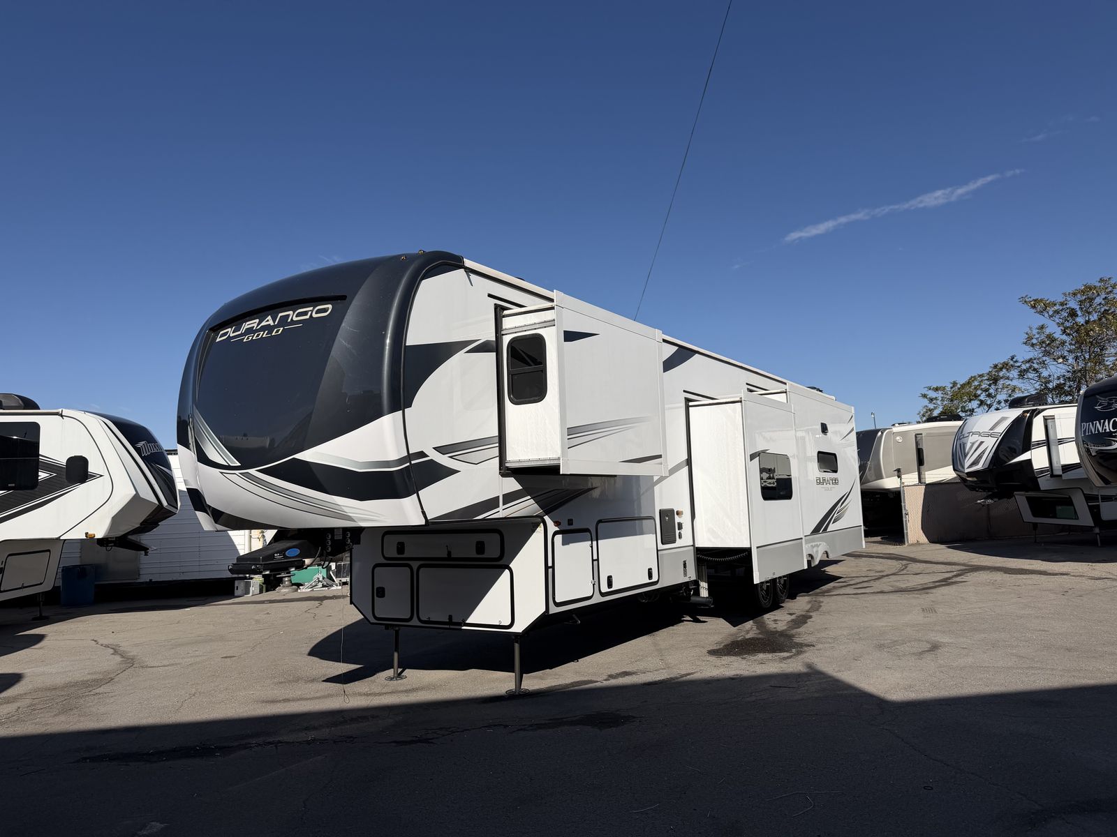 Solar, Bunkhouse, Dishwasher, 4 Season, 2024 K-Z Durango Gold G382MBQ bunk house beds Like North Point Mobile Suites big Country