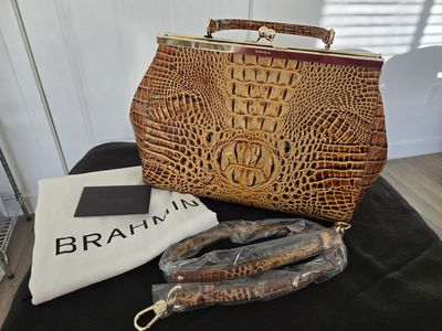 Brahmin Juliette Toasted Melbourne Purse NWT