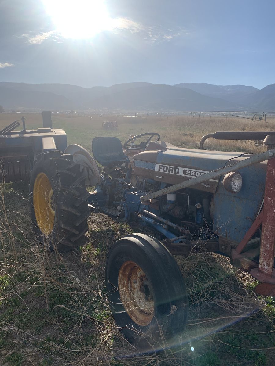 Ford Tractor And Baler