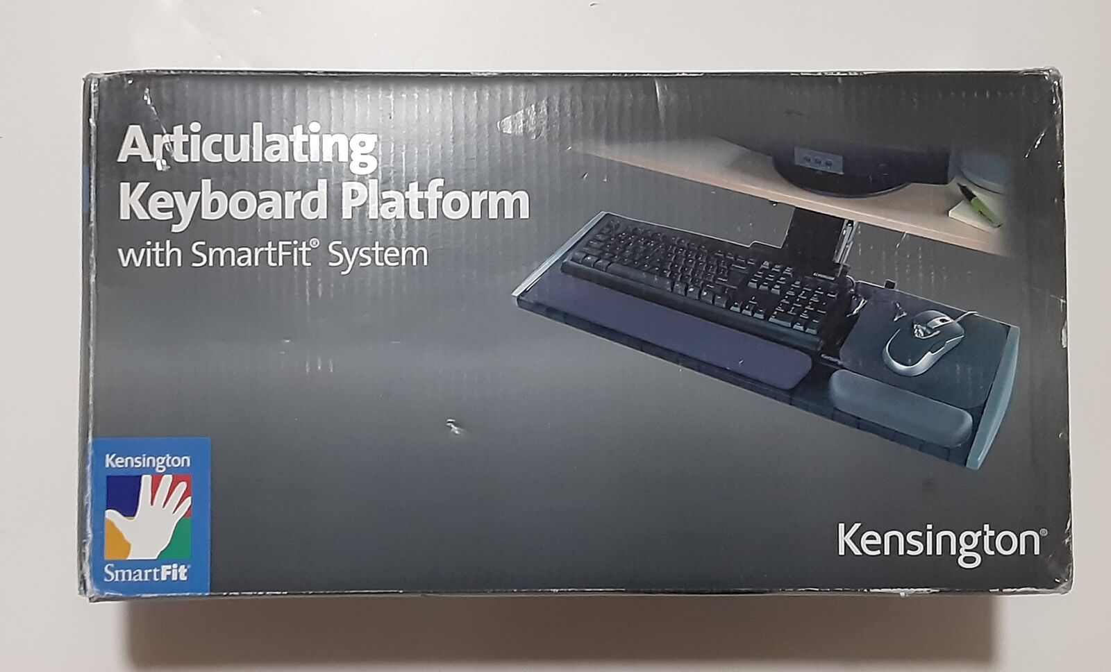 New Kensington 60718 Adjustable Keyboard Platform with Adjustable Arm: 21-1/4 x 10 inch - Black