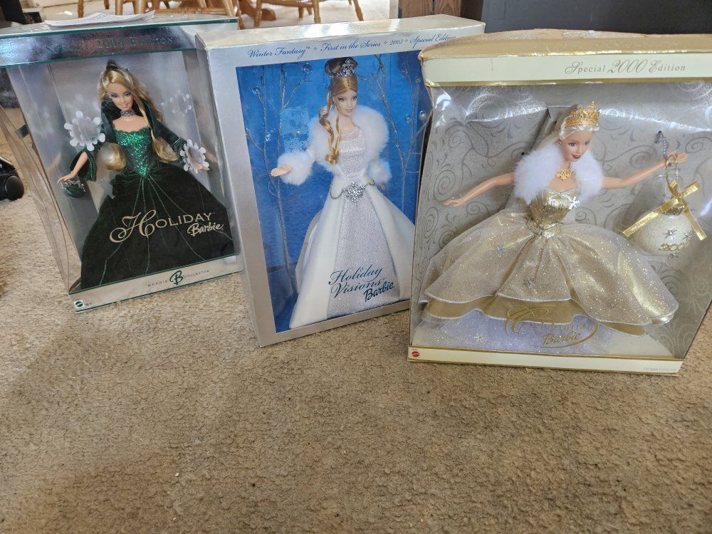 Holiday Barbies