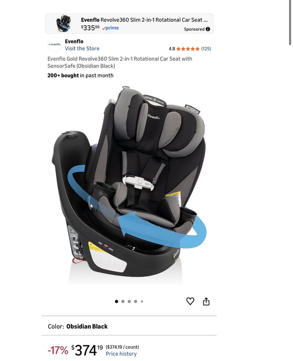Evenflo Revolve 360 Car Seats