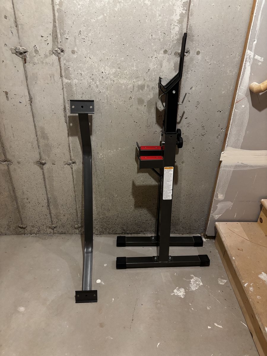 Barbell bench holder